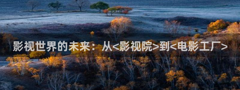 全能播放器电视版：影视世界的未来：从<影视院>到<电影工厂>